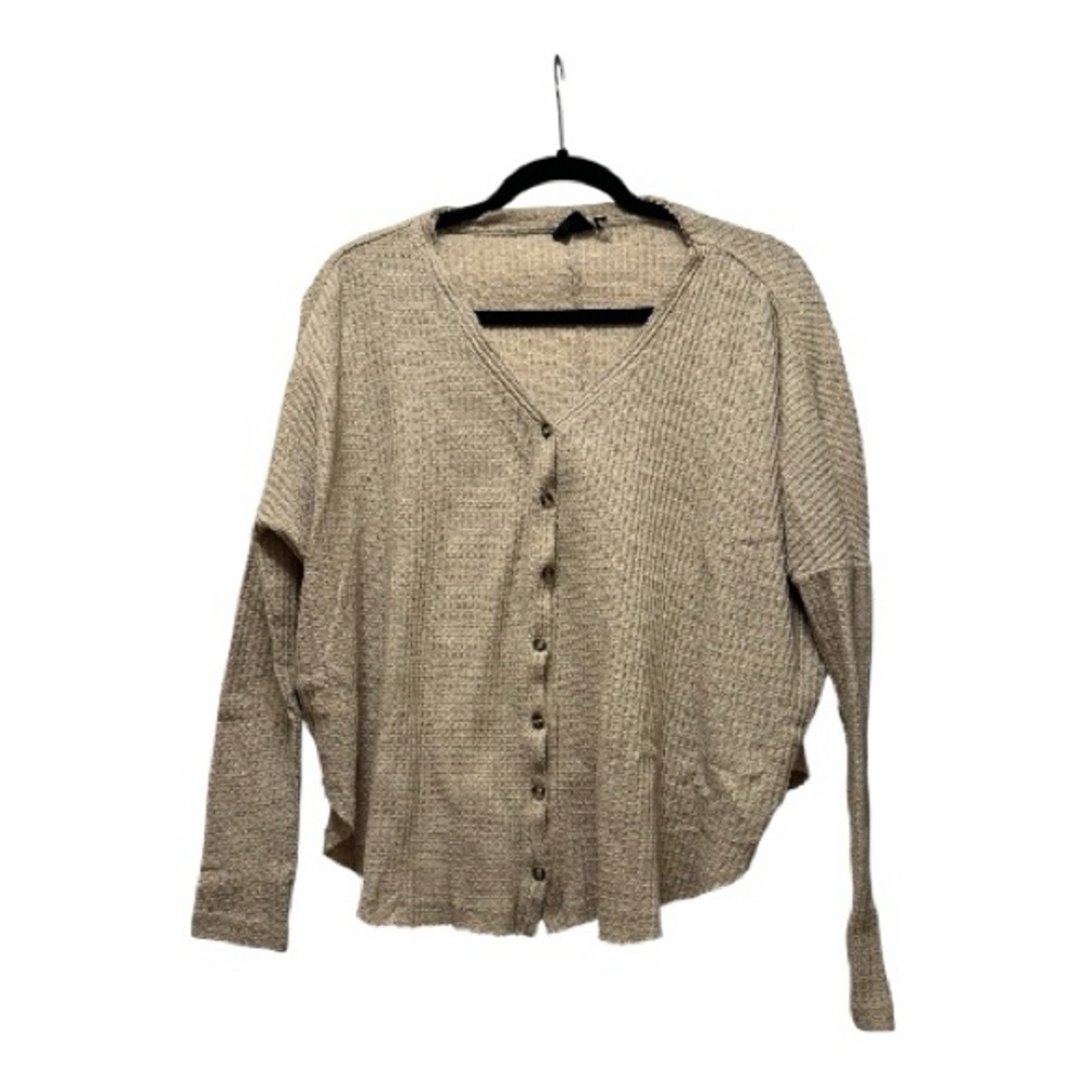 Urban Outfitters Light Tan Button-Up Cardigan